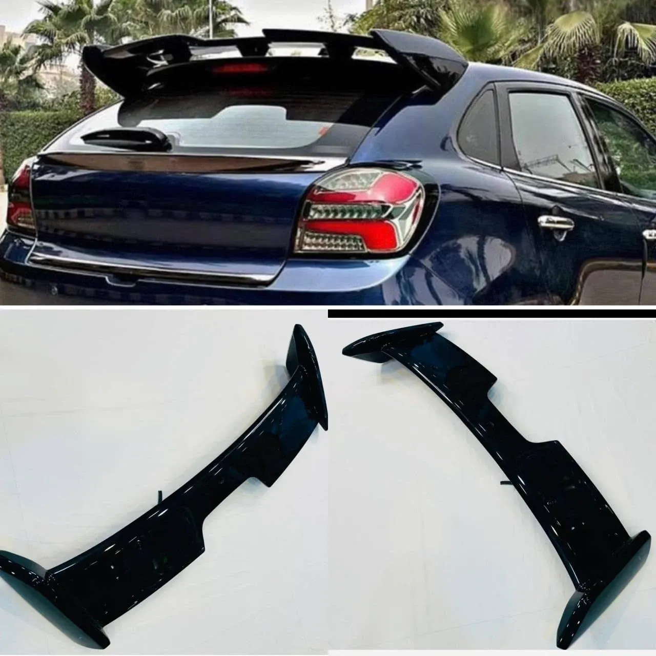Baleno Fronx Monster Spoiller Rear Spoiller ABS Racing Spoiller Wiing ...