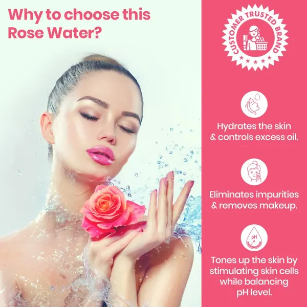 Distilled Pure Rose Water