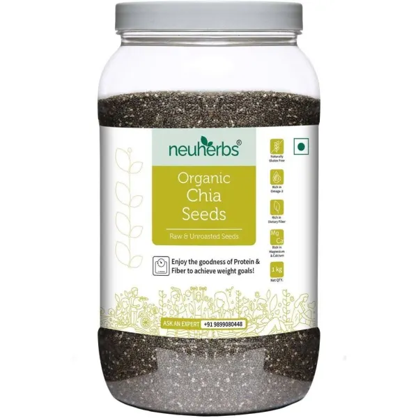 Flipkart Neuherbs Organic Raw Unroasted Chia Seeds 1 kg - image 12