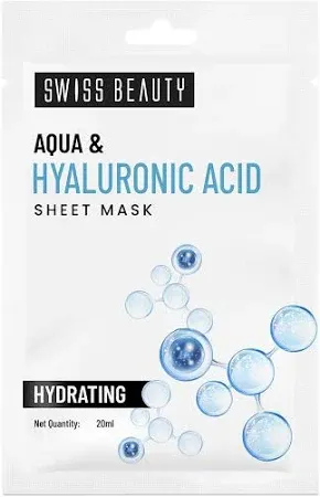 Swiss Beauty Aqua & Hyaluronic Acid Sheet Mask