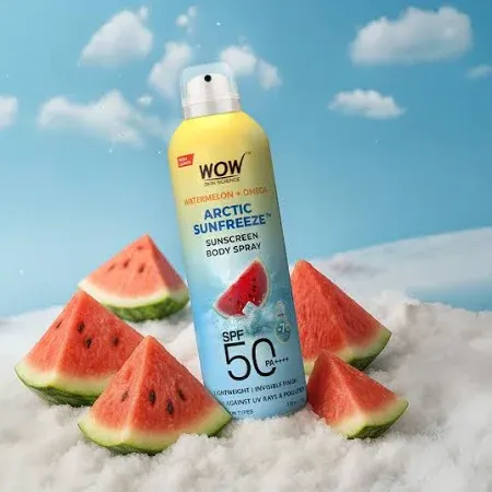 Wow Skin Science Watermelon Omega Sunfreeze Sunscreen Body Spray