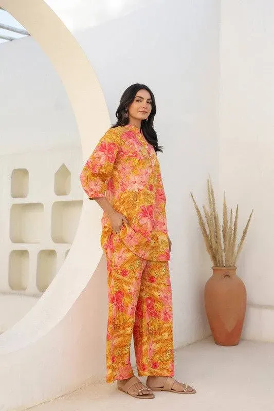 jisora.com Sunset Bloom Cotton Co-ord Set M - image 2