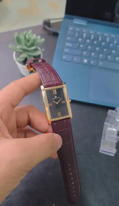 Franklord Franklord The Indian Tank – Black Royale | Luxury Slim Watch for Men (Cartier Inspired) - image 15