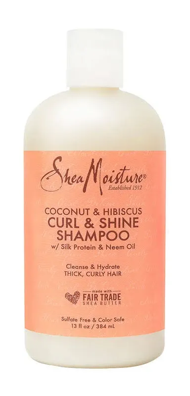 Shea Moisture Coconut Hibiscus Curl Shine Shampoo