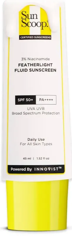 Sunscoop's Niacinamide Fluid Sunscreen