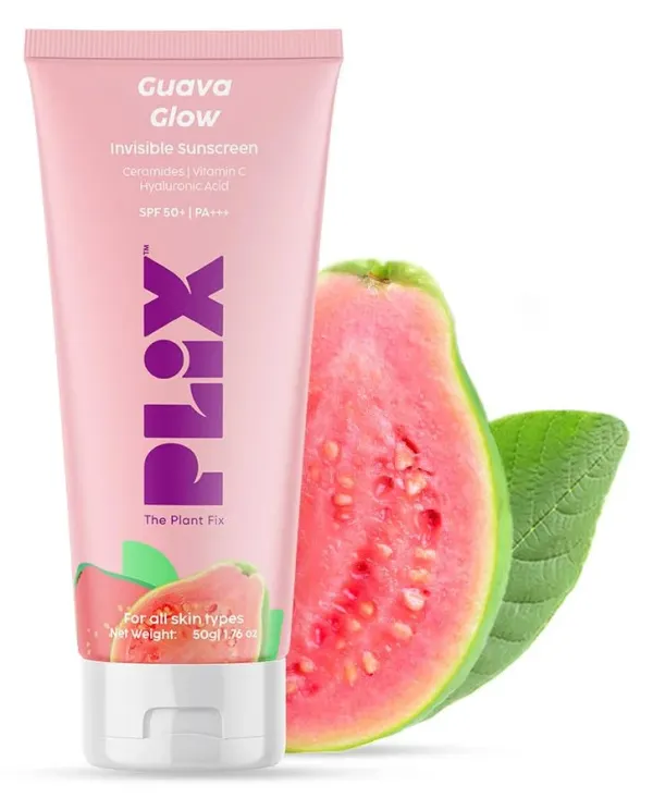 Plix Guava Glow Invisible Sunscreen