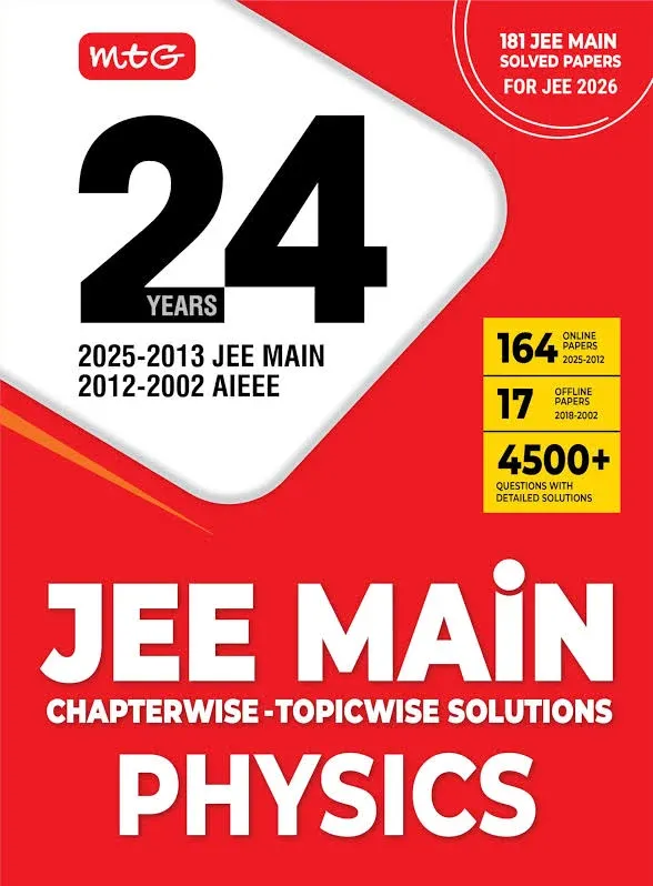 Snapdeal MTG | 24 Years | JEE Main Chapterwise Topicwise Solutions | 2025-2002 | Physics | - image 7