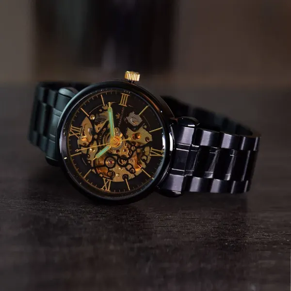 Franklord Franklord Mechanis Noir Eclipse - Luxury Automatic Skeleton Watch - image 15