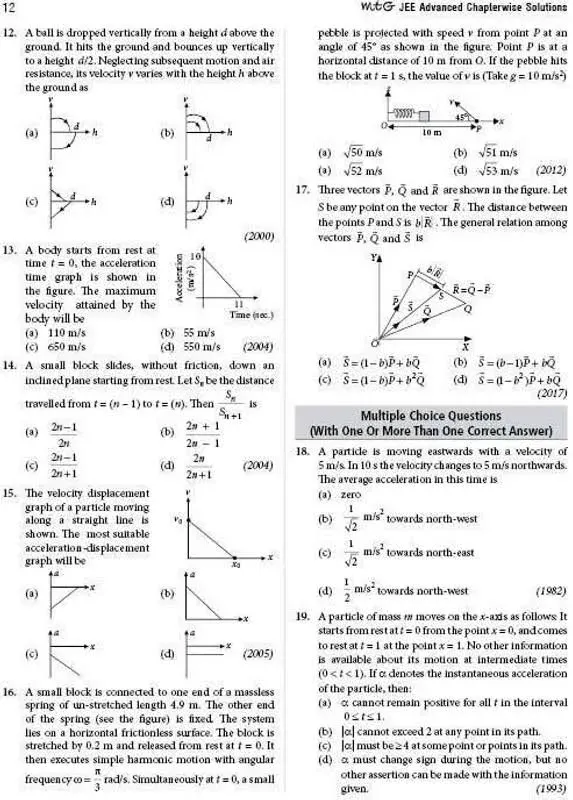 Flipkart MTG 48 Years JEE Advanced (2025-1978) Chapter-wise Previous Years Solved Question Papers Physics Book | JEE Advanced PYQ Question Bank For 2026 Exam - image 8