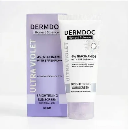 Dermdoc Spf 50 Niacinamide Brightening Sunscreen