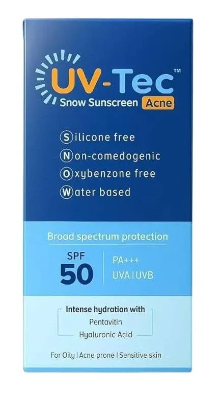 UV-Tec Acne Snow Sunscreen