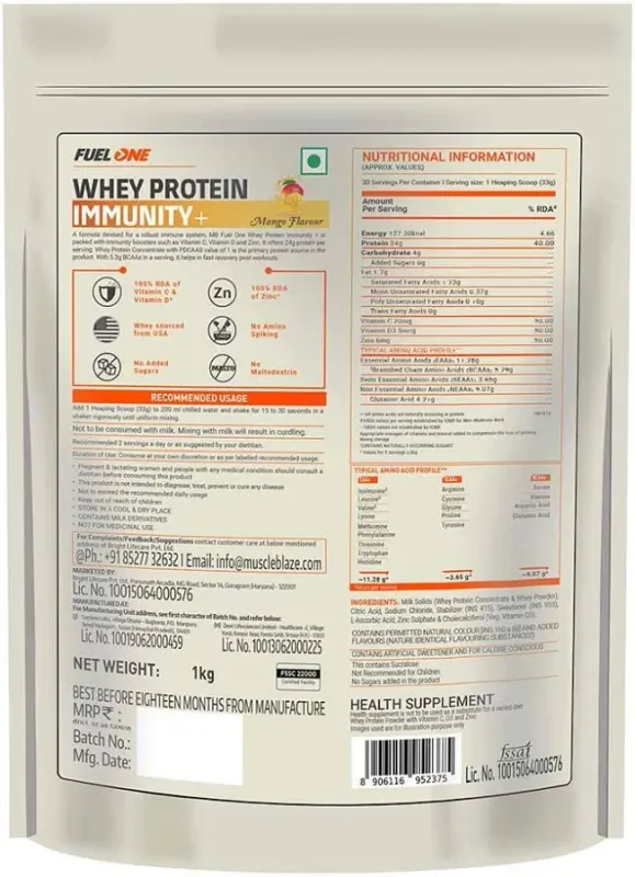 MuscleBlaze Fuel One Whey Protein Powder - image 8
