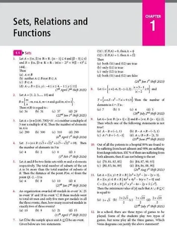 MTG Learning Media Mtg 24 Years Jee Main 2025-2002 Chapterwise Topicwise Previous Years Solved Papers Mathematics Pyq Book 2026 Exam 181 Jee Main Online & Offline Papers - image 3