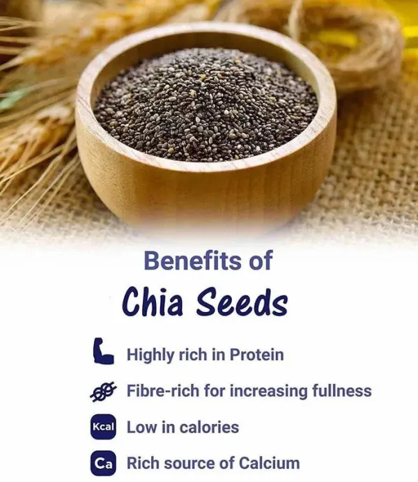 Flipkart Organic Forest Chia Seeds, 1kg Premium Quality Organic Super Food For Weight Loss Chia Seeds - image 4