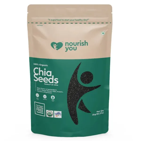 JioMart Marketplace Nourish you Chia Seeds 1 kg - image 1