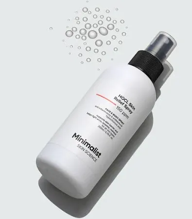  Minimalist HOCl Skin Relief Spray - Soothing & Repairing Toner for Face & Body, Quick Relief from Acne Flare, Eczema with Hypochlorous Acid - 220 ml - image 2