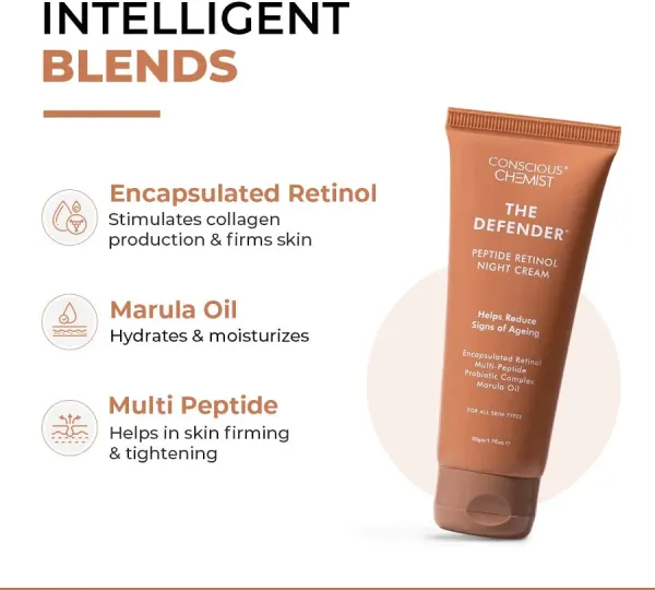 Conscious Chemist Conscious Chemist The Defender Peptide Retinol Night Cream - image 3