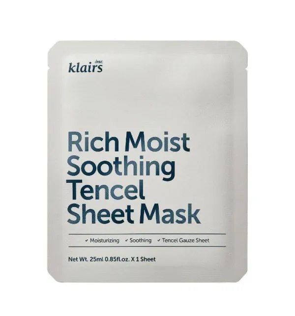 Klairs Rich Moist Soothing Tencel Sheet Mask