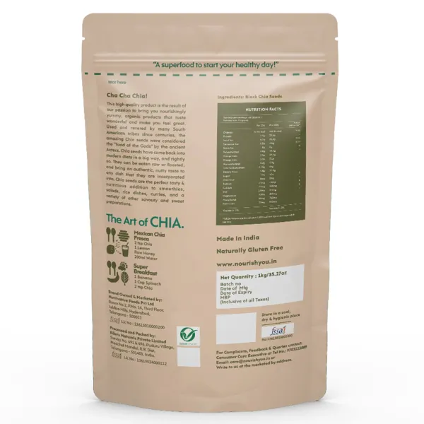 JioMart Marketplace Nourish you Chia Seeds 1 kg - image 5