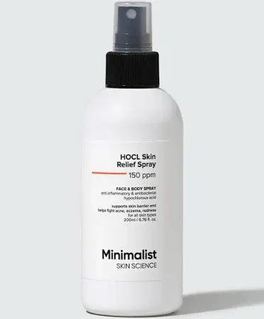  Minimalist HOCl Skin Relief Spray - Soothing & Repairing Toner for Face & Body, Quick Relief from Acne Flare, Eczema with Hypochlorous Acid - 220 ml - image 1