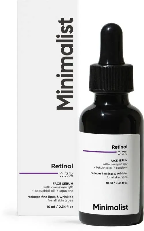 Flipkart Minimalist Retinol Serum 0.3% For Anti Aging With Q10 To Reduce Fine Lines & Wrinkles - image 2