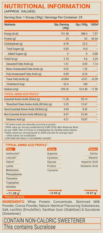 Flipkart Fuelone Whey Protein 24 G Protein, 5.29 G Bcaa & 4.2 G Glutamic Acid Whey Protein - image 2