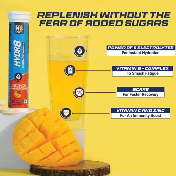 MuscleBlaze MuscleBlaze Fuel One Sports Hydr8 Rehydration Formula - image 10