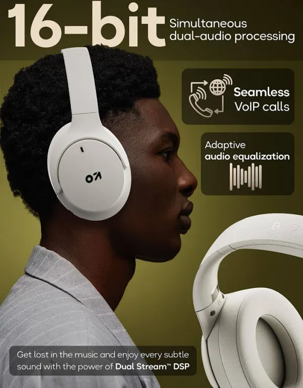 Boult GOBOult Q Over Ear Bluetooth Headphones - image 7