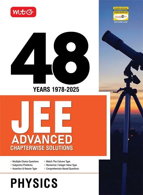 Flipkart MTG 48 Years JEE Advanced (2025-1978) Chapter-wise Previous Years Solved Question Papers Physics Book | JEE Advanced PYQ Question Bank For 2026 Exam - image 1