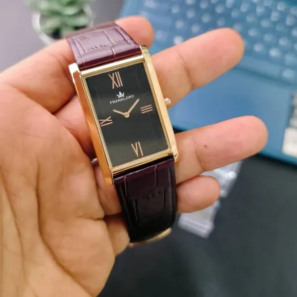 Franklord Franklord The Indian Tank – Black Royale | Luxury Slim Watch for Men (Cartier Inspired) - image 8