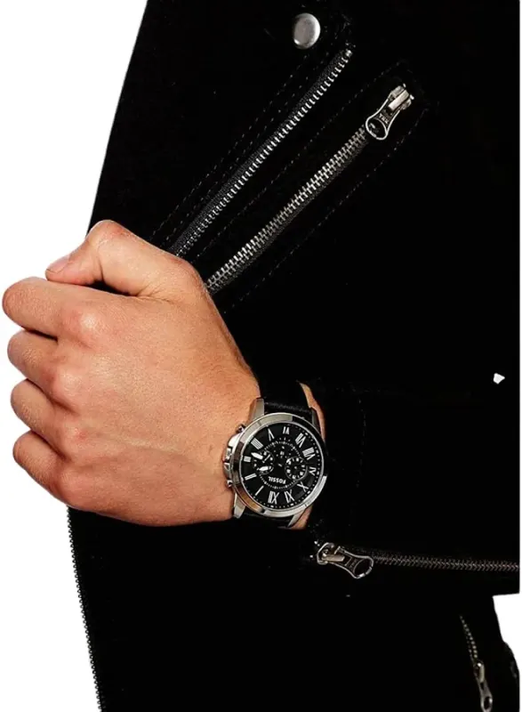 Fossil Fossil Men Grant Chronograph Black Dial Watch FS4812 - image 5