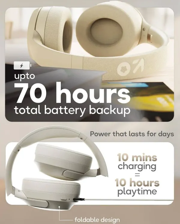 Boult GOBOult Q Over Ear Bluetooth Headphones - image 10