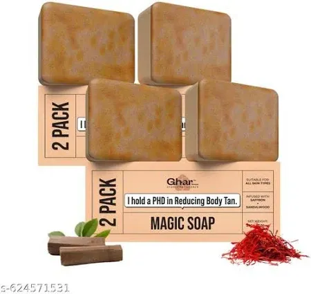Best De Tan Saffron Sandalwood Anti Tan Exfoliating Soap