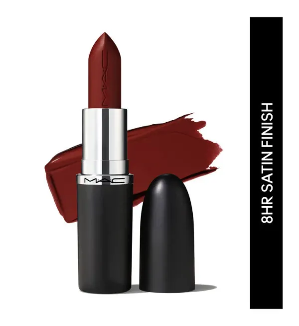 M·A·C M.A.C MACximal Satin Bullet Lipstick- Red | Hydrating, Plumps Lips, 8Hr Lasting | Cruelty-Free | 1 Pc | At Nykaa - image 8