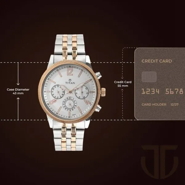 Titan.co.in Titan Men Analogue Chronograph Watch - 1734KM02 (Onesize) by Myntra - image 9