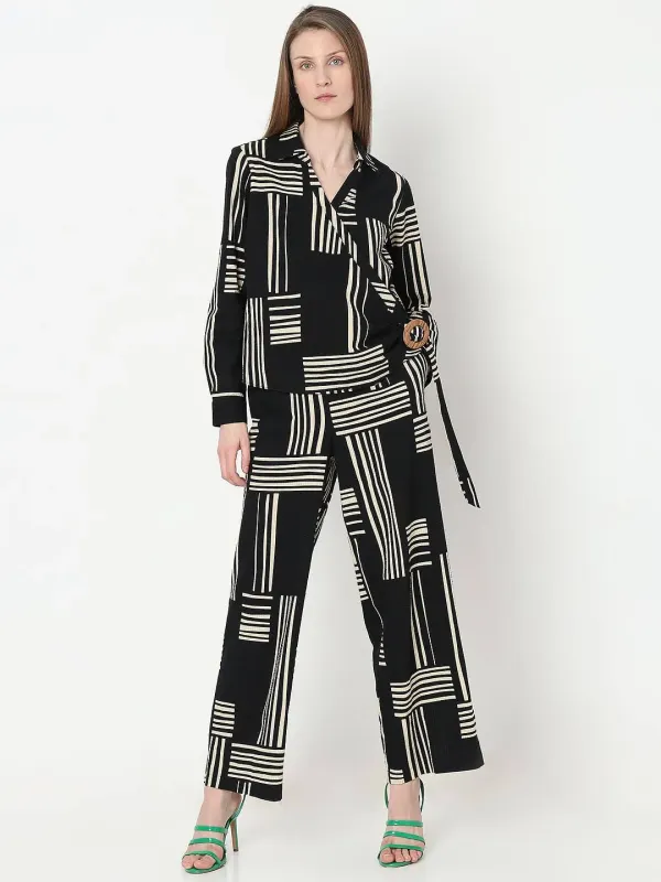 Vero Moda Black Printed Co-ord Set Top S - image 7