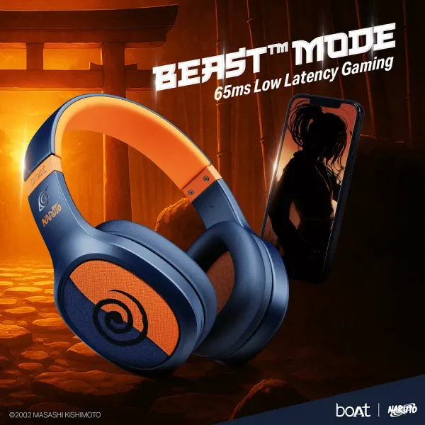 Boat boAt Rockerz 460 Naruto Series Wireless Headphones - image 8