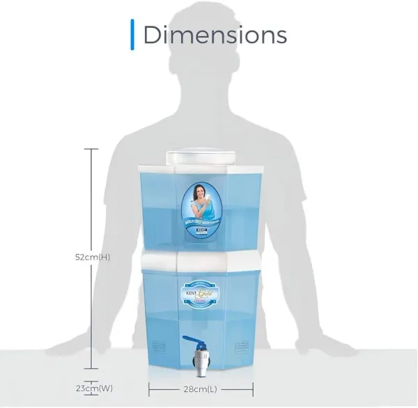 KENT Kent Gold Optima Gravity Based Water Purifier - image 6