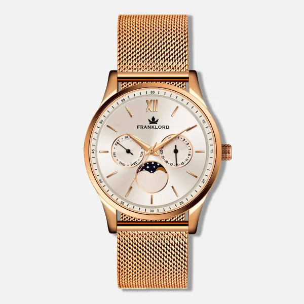 Franklord Franklord Lunar Classic - Eternal Moon Luxury Watch | Moon Phase, Stainless Steel - image 1
