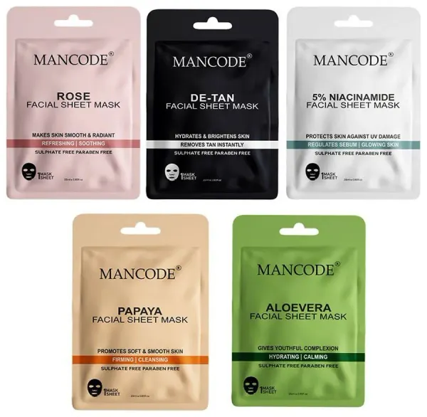 MANCODE Facial Sheet Mask