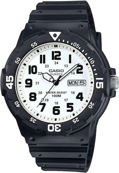  Casio MRW200H-1BV Men's Black Dive Watch - image 1