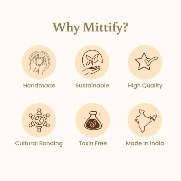 Flipkart Mittify Arthen Handmade Clay Water Filter With Metal Tap | Indian Harp Design Bottom Loading Water Dispenser - image 6