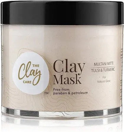 Clay Care Multani Mitti Tulsi Turmeric Clay Mask