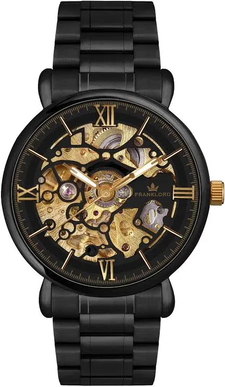 Franklord Franklord Mechanis Noir Eclipse - Luxury Automatic Skeleton Watch - image 1
