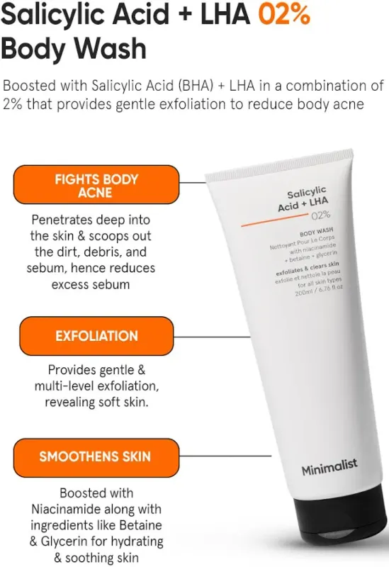 Minimalist Minimalist Salicylic Acid + LHA Body Wash - image 2