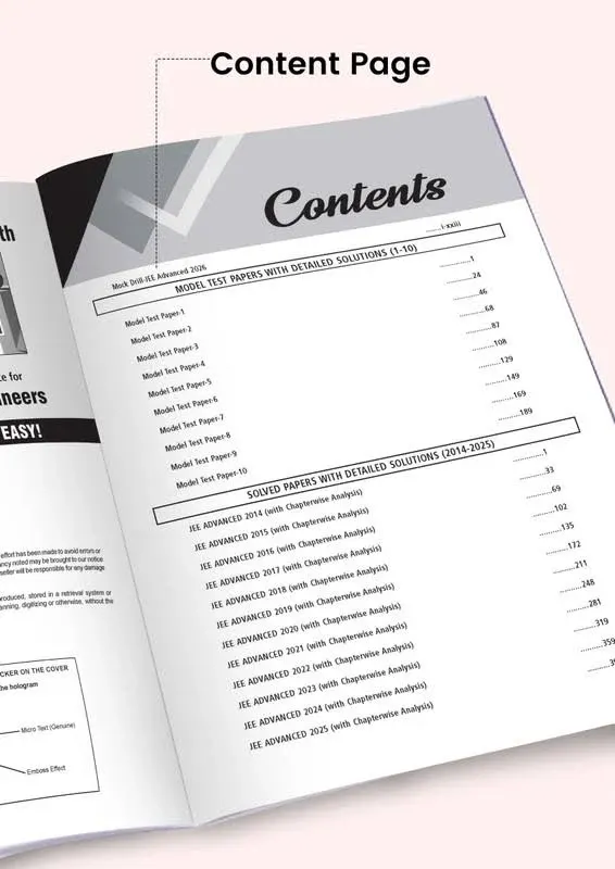 MTG Learning Media MTG JEE Advanced 12 Previous Years (2014-2025) Solved Papers (PYQ Book) with Chapterwise Detailed Solutions Physics Chemistry & Mathematics | JEE - image 3