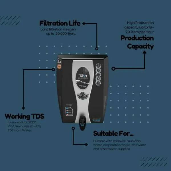 Amazon.in I24 Copper Water Purifier with zinc+Alkaline 13-L RO UV UF TDS Controller - image 3