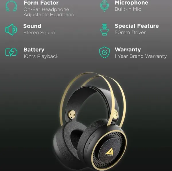 Boult Boult Audio ProBass Ranger Over-Ear Wireless Bluetooth Headphones - image 2