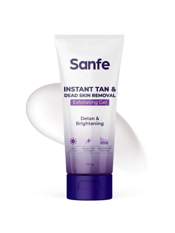 Sanfe Instant Tan & Dead Skin Removal Exfoliating Gel Body Wash