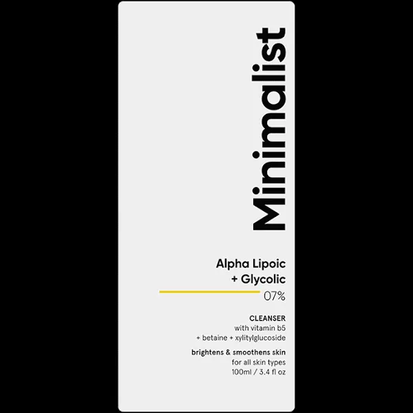 Instamart Minimalist Ala & Aha 7% Face Wash With Vitamin B5 For Glowing Skin - image 1